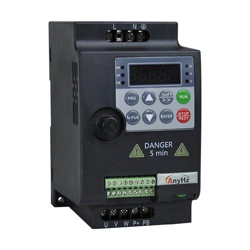 VFD control interface close-up