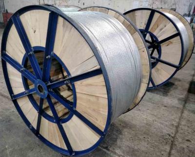 China Adhesive Galvanised Steel Ground Shield Wire For Bare Aluminium Wire Conductor for sale