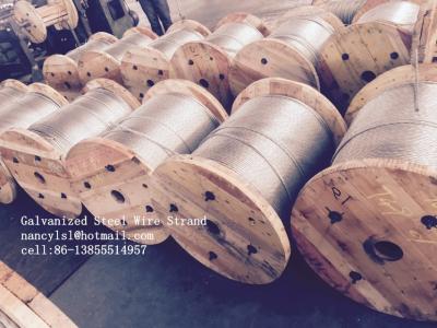 China Alambre de acero galvanizado A475 retirado a frío de ASTM para el cable de la comunicación en venta