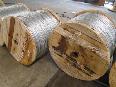 China Las líneas de transmisión de alto voltaje cable de alambre galvanizado aumentan la fuerza extensible en venta