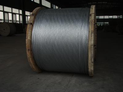 China Non - Alloy Overhead Ground Wire , EHS Class A 1 2 Galvanized Aircraft Cable for sale