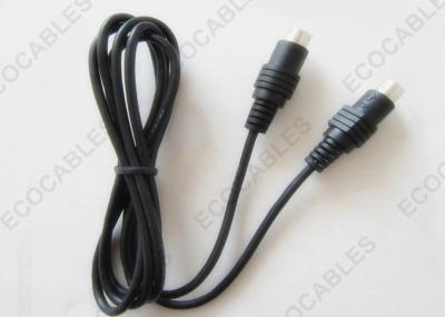 Chine Mâle de câble de l'interface du MIDI de câble de vacarme de puissance noire/5 bornes MIDI au mâle à vendre