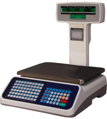 China Cash Register Scale 30kg Bill Ticket Receipt Printing Scale 15kg for sale