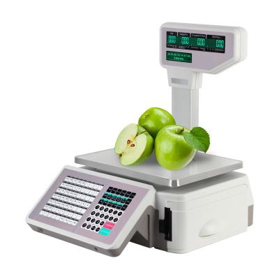 China Electronic Barcode Weighing Scales For Supermarket Cash Counter for sale