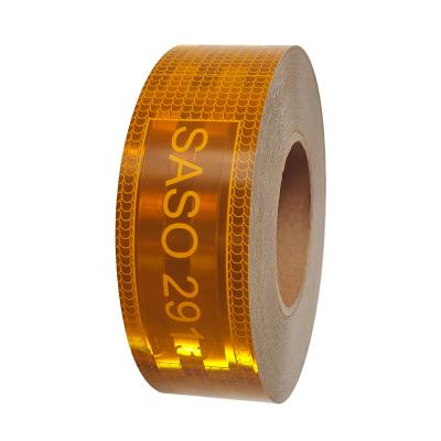 China LU Safety SASO 2913 E11 104R 001059 Reflective Tape For Vehicles Customized for sale