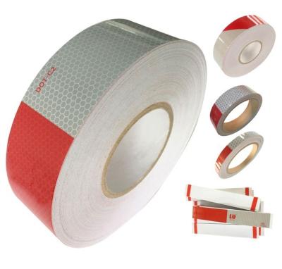 China DOT C2 Conspicuity Reflective Warning Tape Hi Vis For Trailers for sale