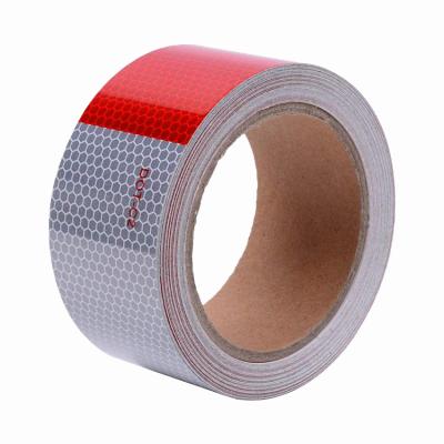 China PET Microbeads DOT Reflective Tape Sticker For Truck Car for sale
