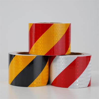 China Wholesale Honeycomb Striped Crystal Lattice Prismatic Reflective Marking Tape for Traffic Control for sale