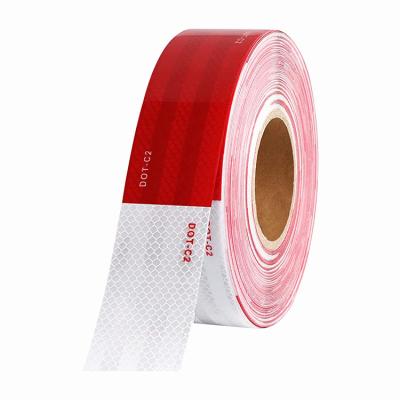 China 5cm PET DOT Reflective Tape For Trailer PET Glass Bead Customized for sale