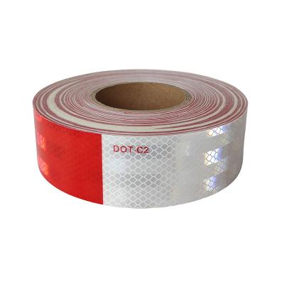 China High Intensity Grade DOT C2 Conspucuity Refletive Tape for Truck White and Red for sale