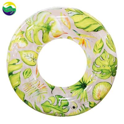 China PVC 150KG Inflatable Swimming Ring Float Instagram Style Blow Up Ring Pool for sale