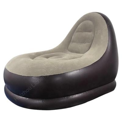 China ISO9001 Inflatable Furniture Inflatable Air Chair Needlepoint Sofa Bed Ultra Lounge Ottoman for sale