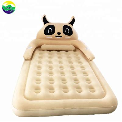 China Self Inflating Animal Inflatable Furniture Air Bed Blow Up Mattress Big Size for sale