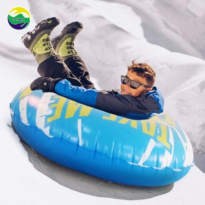 China UFO Space Inflatable Snow Toys Towable Inflatable Tube For Sledding Winter Toys 47in for sale