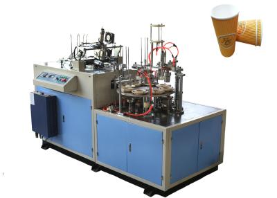 Chine Machine ultrasonique de douille de tasse de papier de puissance élevée, machine de Jacketing de tasse de papier à vendre