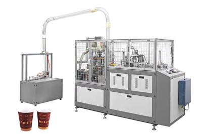 Китай Машина бумажного стаканчика подогревателя малошумного бумажного мороженого машины производства чашки чая ультразвуковая продается