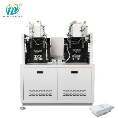 China High Speed Hamburger Box Machine / Full Motion Disposable Carton Machine for sale