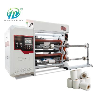 China Full Auto Matic Roll To Roll Slitting Rewinding Machine Speed 50-500m/Min for sale