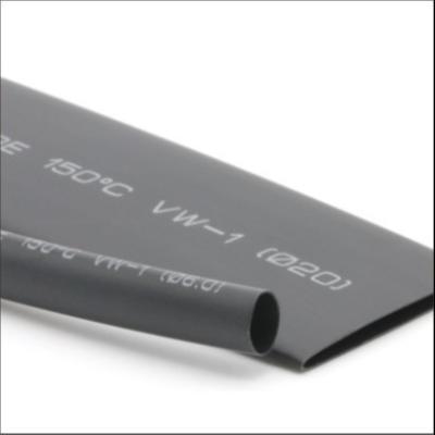 China 6mm Heat Shrink Insulation Tube Singel Wall Black PE for sale