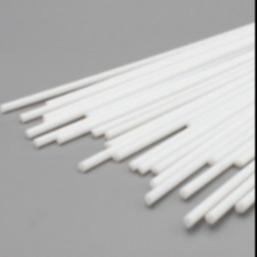 China Moulding PTFE Round Rod 300mm , White Graphite Filled PTFE Rod for sale