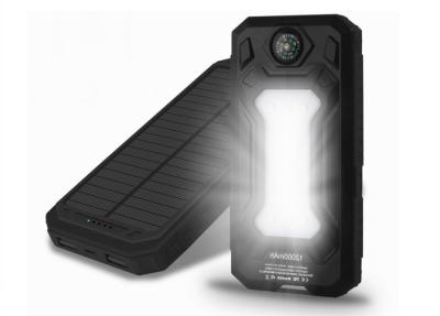 China 30000mAh Solar Powered USB Charger / Waterproof Power Bank Safe And Reliable for sale