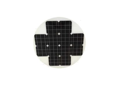 China Street Light Charger Round Solar Panel , Solar PV Cell High Flame Resistant TPT for sale