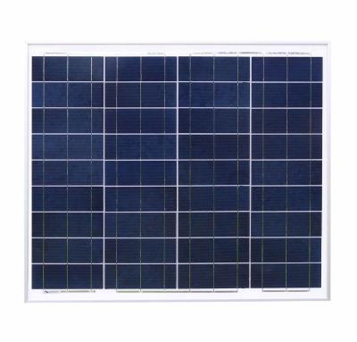 China Aluminum 60w Crystalline Solar Panel 21.6v Circuit Voltage Low - Iron Glass for sale
