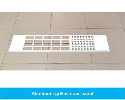Китай Профиль Алюминиевая панель дверей для решетки, боковые складывающиеся решетки безопасности продается
