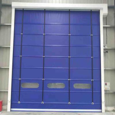 China Portão industrial de cortina de alta velocidade Portão elétrico de garagem de alta segurança Portão de rolos à venda