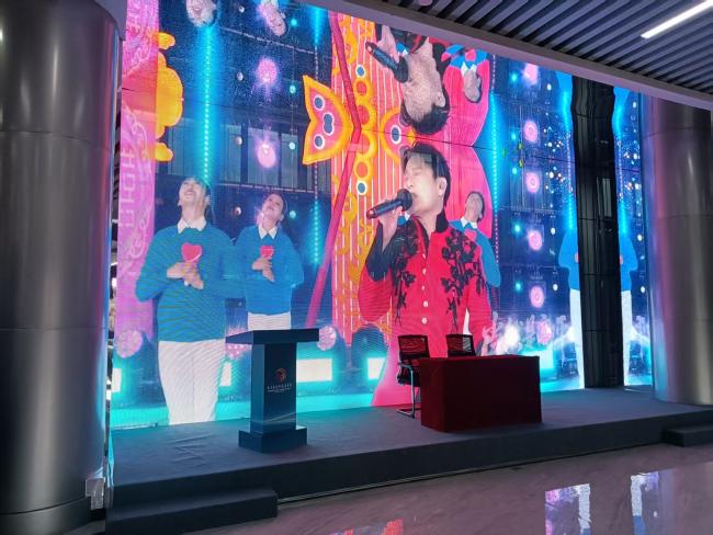 Customized High Transparency LED Grille Screen Waterproof Outdoor LED Transparent Grille Screen 1