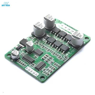 China 3 pahses DC 7-48V JUYI Brushless motor driver board 10A sensorless motor speed controller with PWM control for sale