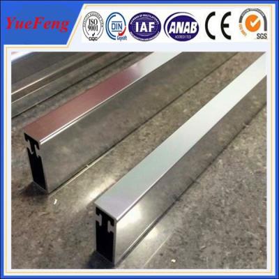 China Hot! OEM polish shiny aluminum extrusion profile factory, 4 um polished aluminium tube for sale