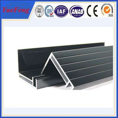 China supply aluminum angle extrusion, high quality solar panels supporting rod aluminium profil for sale