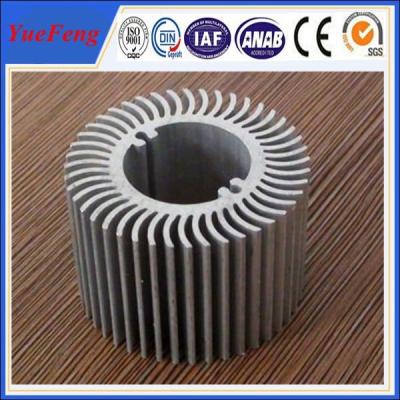 China Custom aluminium heatsink / 6000 series heat sinking circular aluminium profile for sale