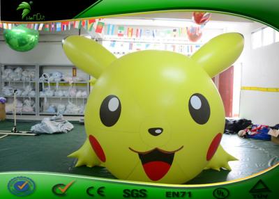 China Os personagens de banda desenhada infláveis Pokemon bonito de Pikachu 3.5M por muito tempo figuram a aprovação do CE à venda