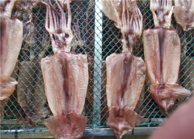 China Calamar secado entero a granel de los mariscos 80g 90g para el restaurante en venta