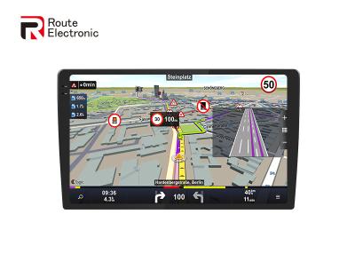 Chine Lecteur DVD de voiture stéréo universel pour voiture GPS sans fil Carplay Android Auto 2K QLED à vendre