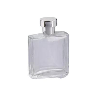 China 20ml 50ml 100ml  Men atomizer  Perfume  Bottle  clear glass  sliver or gold cap en venta
