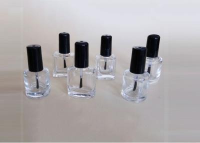 China Basic Style Glass Tiny Nail Polish Bottles Matt Surface For Cosmetic Packing for sale