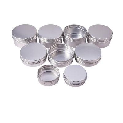 China Screw Cap Empty Aluminum Cream Jar 15ml - 100ml Customized Capacity for sale