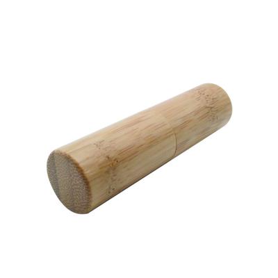 Китай Упаковка естественных деревянных пустых бамбуковых изготовленных на заказ трубок губной помады косметическая продается
