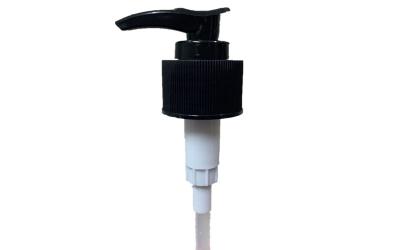 Chine 24/410 28/410 bouteille en plastique partie la pompe cosmétique blanche de lotion de Clear Black en stock à vendre