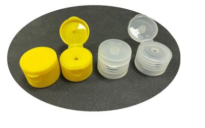Chine 28/410 capsule supérieure en plastique de papillon de chapeau de vis de secousse jaune claire de distributeur à vendre