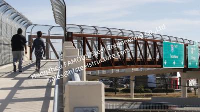 China Puentes peatonales prefabricados modulares temporales o estructura de acero permanente en venta