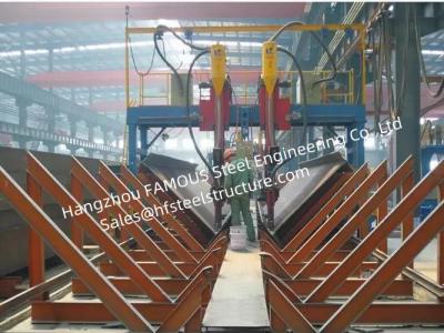 China Construção pesada do aço estrutural do projeto de H com processo da soldadura de arco submersa à venda