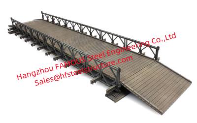 China Custom Metal Structural Steel Fabrication For Portable Steel Bridge Frames for sale