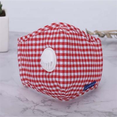 China Non Disposable Reusable Woven Fabric Masks With Breathing Valve for sale