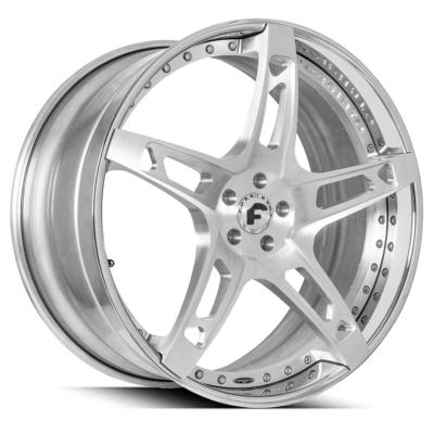 China Forgiato Forged Brushed Silver Wheels Forgiato Rims Affilato-ECL for sale
