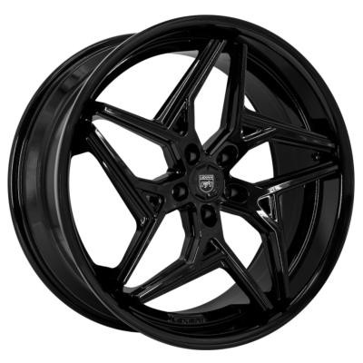China Lexani Spyder Forged Wheels With Gloss Black 6061-T6 Aluminum Alloy for sale