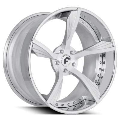 China 2 Piece Forgiato Alettato Forged Wheels For Ford Mustang for sale